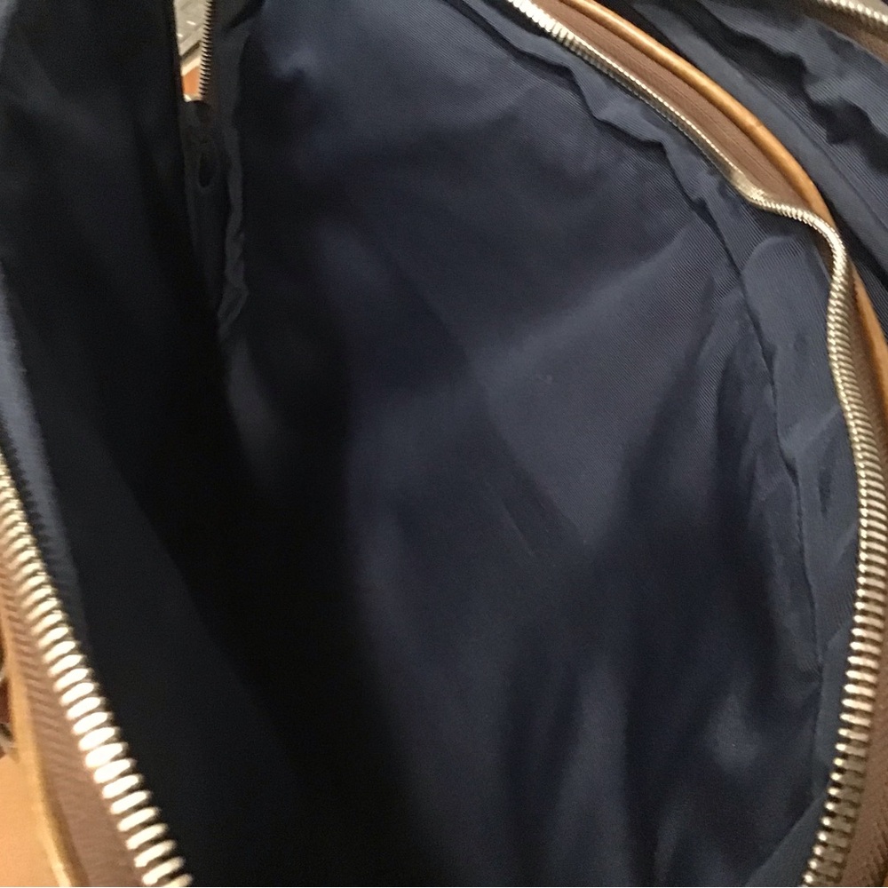 Cole Haan Brown Leather Briefcase - Picture 10 of 14